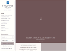 Tablet Screenshot of philipposxeniahotel.com